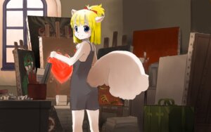 Rating: Safe Score: 0 Tags: 16:10 anthro artist biped blonde_hair blue_eyes blush brush canid canine canvas clothed clothing detailed detailed_background dress e621 female fox fuyunon hair heart_symbol looking_at_viewer mammal paintbrush painter painting_(object) solo standing tail toony widescreen window User: bunchy7s