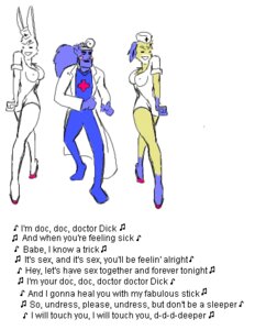 Rating: Explicit Score: 0 Tags: big_breasts breasts crossover daisy_(rq) doctor female filbert_(rq) high_heels nipple_bulge nurse ruby_(rq) ruby_quest rule34 smile song_lyrics walking white_background User: bunchy7s Rating: Explicit Score: 0 Tags: big_breasts breasts crossover daisy_(rq) doctor female filbert_(rq) high_heels nipple_bulge nurse ruby_(rq) ruby_quest rule34 smile song_lyrics walking white_background User: bunchy7s