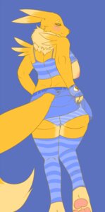 Rating: Questionable Score: 0 Tags: anthro bandai_namco big_breasts black_sclera blue_outfit bottomwear breasts butt canid canine claws clothed clothing clothing_lift digimon digimon_(species) e621 female flashing footless_legwear footwear fur gloves green_eyes handwear hi_res legwear looking_at_viewer mammal mane nipples panties pawpads paws presenting renamon seductive shirt shirt_lift side_boob skirt socks solo stockings strikeanywhere tail topwear underwear white_body white_fur yellow_body yellow_fur User: bunchy7s Rating: Questionable Score: 0 Tags: anthro bandai_namco big_breasts black_sclera blue_outfit bottomwear breasts butt canid canine claws clothed clothing clothing_lift digimon digimon_(species) e621 female flashing footless_legwear footwear fur gloves green_eyes handwear hi_res legwear looking_at_viewer mammal mane nipples panties pawpads paws presenting renamon seductive shirt shirt_lift side_boob skirt socks solo stockings strikeanywhere tail topwear underwear white_body white_fur yellow_body yellow_fur User: bunchy7s