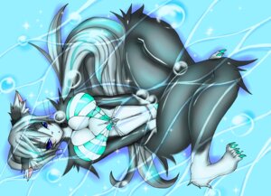 Rating: Safe Score: 0 Tags: bikini blue_eyes breasts claws clothing e621 felid female hair mammal navel sakuyako_kyora solo swimwear two-piece_swimsuit underwater water whiskers User: bunchy7s