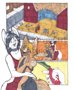 Rating: Questionable Score: 0 Tags: alcohol anthro beverage black_hair black_nose blue_eyes canid canine canis claws clothing collar comic domestic_dog dress e621 female female/female food german_shepherd hair herding_dog mammal pastoral_dog plant potato rakai sabine_(artist) tail vegetable watermark wine User: bunchy7s