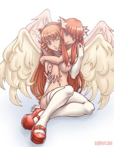 Rating: Explicit Score: 0 Tags: angel_wings bangs blunt_bangs blush boreas_(trickster) breasts drill_hair elbow_gloves eurus_(trickster) female gloves hairband hug hug_from_behind long_hair looking_at_viewer mary_janes multiple_females multiple_girls navel nipples nude orange_hair payot red_eyes red_hair rule34 sefuart shoes sitting smile thighhighs trickster twin_drills watermark web_address white_legwear wings wink yuri User: bunchy7s