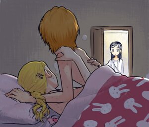 Rating: Explicit Score: 0 Tags: 3girls bed black_hair blonde_hair brown_hair caught cheating clothing empty_eyes female futari_wa_precure futari_wa_precure_max_heart kujou_hikari minakata_sunao misumi_nagisa multiple_females multiple_girls nude precure pretty_cure purple_eyes rule34 sex sweat walk-in yukishiro_honoka yuri User: bunchy7s