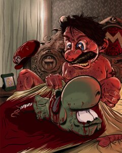Rating: Questionable Score: 0 Tags: 4_fingers arms_bent arms_by_side barefoot bed bent_legs big_eyes black_hair blood blood_on_face blood_on_hand blood_on_leg blue_eyes bodily_fluids body_hair clothing curtains day death decapitation dinosaur duo e621 evan_yarbrough facial_hair feet fingers flat_cap furniture gore green_body green_skin green_yoshi hair hand_on_leg hand_on_own_leg hand_on_own_shin hand_on_shin hat head_in_your_bed headgear headwear holding_leg holding_shin human inside male mammal mario mario_bros moobs mustache nintendo nipples nude on_bed parody planted_legs prehistoric_species reptile scalie scared severed_body_part severed_head short_hair spine spread_legs spreading tan_body tan_skin tattoo teeth the_godfather tongue tongue_out toony window yoshi User: bunchy7s