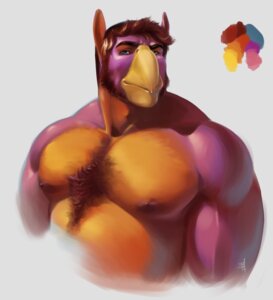 Rating: Safe Score: 0 Tags: anthro avian beak beard belly biceps blue_eyes body_hair brown_hair chest_hair color_swatch e621 ears_up european_mythology facial_hair falcon_mccooper_(character) greek_mythology hair hi_res hippogriff looking_at_viewer male musclegut muscular muscular_anthro muscular_male mythological_avian mythological_creature mythology nipples orange_body orange_skin pecs purple_body purple_skin purplebirdman signature simple_background slightly_chubby solo vein white_background User: bunchy7s