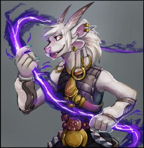 Rating: Safe Score: 0 Tags: 2013 armor charr e621 ear_piercing electricity felid female flat_chested guild_wars hair half-length_portrait horn jewelry lightning looking_at_viewer mammal multi_ear multi_eye piercing portrait red_eyes simple_background solo tongue tongue_out topolis white_hair User: bunchy7s