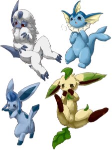 Rating: Explicit Score: 0 Tags: absol anus blush e621 eeveelution female feral generation_1_pokemon generation_3_pokemon generation_4_pokemon genitals glaceon leafeon looking_at_viewer looking_back nintendo open_mouth pawpads paws pokemon pokemon_(species) simple_background solo spread_legs spreading tail vaporeon vulva wahitouppe white_background User: bunchy7s