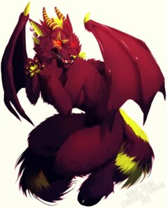 Rating: Safe Score: 0 Tags: anthro breasts canid canine casual_nudity demon e621 female fluffy fluffy_tail horn hybrid kero_tzuki mammal membrane_(anatomy) membranous_wings nude piercing solo tail wings User: bunchy7s