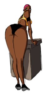 Rating: Questionable Score: 0 Tags: 1girls batman_(series) batman_beyond dark-skinned_female dark_skin dc dc_comics dcau female female_only max_gibson pink_hair rule34 solo tagme white_background User: bunchy7s