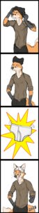 Rating: Safe Score: 0 Tags: anthro briefs canid canine clothing e621 eureka fox fur furgonomics gesture hand_gesture hand_on_hip hat headgear headwear hi_res humor koul long_image male mammal orange_body orange_fur smile solo tail tall_image tan_body tan_fur thumbs_up tighty_whities underwear underwear_on_head white_briefs white_clothing white_underwear y-fronts User: bunchy7s