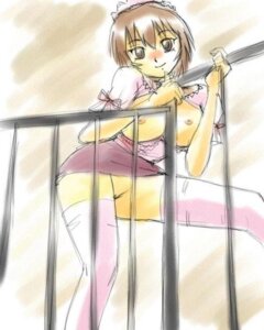 Rating: Explicit Score: 0 Tags: azumanga_daiou blush breasts clothing female female_only human kagura_(azumanga_daiou) maid medium_breasts rule34 skirt solo stockings thighhighs User: bunchy7s