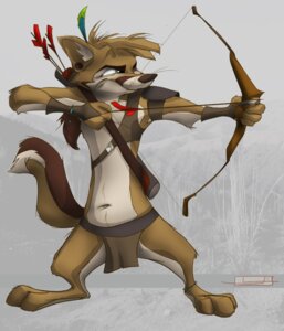 Rating: Safe Score: 0 Tags: 2010 anthro armband arrow_(weapon) biped bottomwear bow_(weapon) brown_body brown_fur brown_hair canid canine clothing e621 feathers fox foxer421 foxer421_(character) fur hair half-closed_eyes holding_object holding_weapon loincloth male mammal narrowed_eyes navel quiver_(object) ranged_weapon solo standing tail tribal weapon whiskers User: bunchy7s