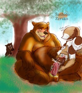 Rating: Explicit Score: 0 Tags: 2012 5_toes anthro balls bear belly blush bodily_fluids brother_bear brown_bear claws cum cum_on_face disney e621 erection feet fellatio genital_fluids genitals green_eyes grizzly_bear group hand_on_belly hi_res hindpaw kenai_(brother_bear) koda_(brother_bear) licking male male/male male_penetrated male_penetrating male_penetrating_male mammal nude oral overweight overweight_male paws penetration penile penis penis_grab penis_lick question_mark raised_tail sashido_zerako sex slightly_chubby soles tail toe_claws toes tongue tongue_out ursine User: bunchy7s