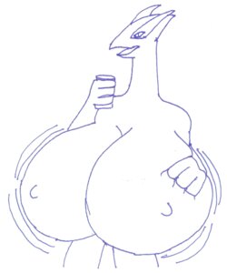 Rating: Questionable Score: 0 Tags: anthro anthrofied avian big_breasts breast_expansion breasts can container daniel787546 e621 expansion female generation_2_pokemon hi_res huge_breasts hyper hyper_breasts legendary_pokemon lugia monochrome nintendo nipples non-mammal_breasts non-mammal_nipples pokemon pokemon_(species) pokemorph simple_background solo white_background User: bunchy7s