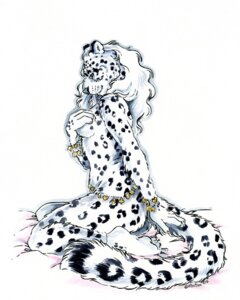 Rating: Safe Score: 0 Tags: 2007 anthro biped e621 felid female heather_bruton jewelry leopard_spots mammal nude pantherine simple_background sitting snow_leopard solo spots tail white_background User: bunchy7s