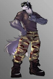 Rating: Safe Score: 0 Tags: 5_fingers anthro army beard biped black_hair boots bottomwear camo camo_print canid canine canis cargo_pants claws clothed clothing dipstick_ears e621 ear_markings facial_hair fingers fliegen80s footwear front_view fully_clothed fur grey_background grey_body grey_fur hair hand_on_hip hi_res male mammal markings multicolored_ears muscular muscular_anthro muscular_male pants scott_visnjic shirt shoes simple_background sketch smile solo standing t-shirt tail topwear uniform white_body white_fur wolf User: bunchy7s Rating: Safe Score: 0 Tags: 5_fingers anthro army beard biped black_hair boots bottomwear camo camo_print canid canine canis cargo_pants claws clothed clothing dipstick_ears e621 ear_markings facial_hair fingers fliegen80s footwear front_view fully_clothed fur grey_background grey_body grey_fur hair hand_on_hip hi_res male mammal markings multicolored_ears muscular muscular_anthro muscular_male pants scott_visnjic shirt shoes simple_background sketch smile solo standing t-shirt tail topwear uniform white_body white_fur wolf User: bunchy7s