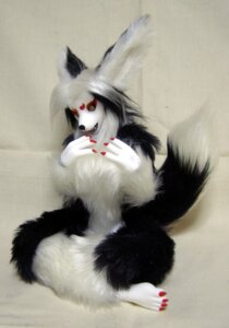 Rating: Safe Score: 0 Tags: anthro big_ears biped black_body black_fur bureido canid canine canis claws colored_nails dipstick_tail doll dollfie e621 fangs female fur grandfathered_content looking_at_viewer mammal markings nails open_mouth real red_markings simple_background sitting solo tail tail_markings teeth white_background white_body white_fur wolf User: bunchy7s