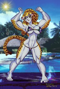Rating: Questionable Score: 0 Tags: abs anthro biceps bikini breasts brittany_diggers cheetah clothed clothing e621 english_text felid feline female flexing fur gold_digger hair lon40 mammal markings mountain muscular muscular_anthro muscular_female navel outside pose skimpy solo spots spotted_body spotted_fur spotted_hair sun swimwear tail text thick_thighs tight_clothing triangle_bikini two-piece_swimsuit User: bunchy7s