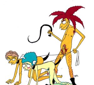 Rating: Explicit Score: 0 Tags: 3boys all_fours angry_face bdsm blush bone brown_hair btk butcherjones buttplug_tail cecil_terwilliger circumcised color erect_nipples erection evil_grin flaccid flaccid_penis green_hair human incest leash_and_collar male male_only malesub melvin_van_horne multiple_males multiple_penises naked_footwear nipples nude penis red_hair robert_terwilliger rule34 sex_slave sideshow_bob sideshow_mel standing the_simpsons whip white_background yaoi User: bunchy7s