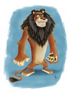 Rating: Safe Score: 0 Tags: black_nose blue_eyes dreamworks e621 felid lion madagascar_(series) male mammal pantherine solo tail unknown_artist zuba_(madagascar) User: bunchy7s