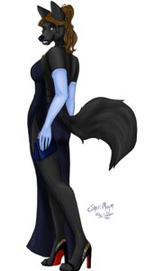 Rating: Safe Score: 0 Tags: anthro armwear biped black_body black_clothing black_footwear black_fur black_high_heels breasts brown_hair canid canine canis classy clothing colored_nails conditional_dnp digital_media_(artwork) domestic_dog dress e621 elbow_gloves feet female footwear fur gloves hair handwear hasbro hi_res high_heeled_sandals high_heels hindpaw long_hair looking_at_viewer magic:_the_gathering mammal mastiff molosser mox_sapphire nails oli_snowpaw paws red_clothing red_footwear red_high_heels sandals shaded shar_pei sherri_mayim shoes simple_background solo tail toes two_tone_heels wizards_of_the_coast User: bunchy7s