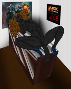 Rating: Explicit Score: 0 Tags: 2011 anthro biped black_body black_fur blue_highlights blue_nipples breasts brown_hair canid canine canis chandra_nalaar clothing covering covering_self digital_media_(artwork) domestic_dog e621 female footwear fur garruk_wildspeaker gideon_jura hair hasbro hi_res high_heels highlights_(coloring) jace_beleren lying magic:_the_gathering mammal nipples nude on_back phoenix_of_a_down sherri_mayim shoes solo sorin_markov spread_legs spreading tail wizards_of_the_coast User: bunchy7s