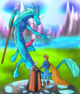 Rating: Explicit Score: 0 Tags: 2012 anthro asian_mythology blue_body bodily_fluids cape claws clothing crystal cum deity detailed_background divinefirewolf dragon dripping duo e621 east_asian_mythology eastern_dragon erection fangs genital_fluids genitals hi_res horn human long_neck magic male mammal melee_weapon mountain mythological_creature mythological_scalie mythology outside penis polearm scalie smile staff tail teeth weapon whiskers User: bunchy7s