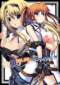 Rating: Explicit Score: 0 Tags: breasts carim_gracia cross_mirage female kuronezumi lyrical_nanoha mahou_shoujo_lyrical_nanoha_strikers rule34 teana_lanster thighhighs User: bunchy7s