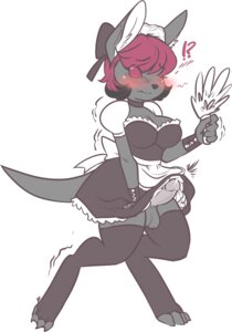 Rating: Explicit Score: 0 Tags: accessory alternative_fashion anthro blush breasts choker clothing cyn. digital_media_(artwork) e621 erection frilly frilly_accessory frilly_hairband fur genitals gynomorph hair_accessory hairband hi_res intersex j-fashion jewelry kangaroo lolita_(fashion) macropod maid_uniform mammal marsupial necklace penis simple_background solo tail uniform white_background User: bunchy7s