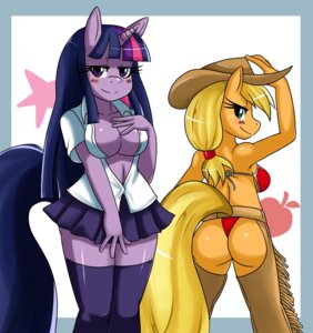 Rating: Questionable Score: 0 Tags: 2012 anthro anthrofied applejack_(mlp) blonde_hair blush breasts butt chaps cleavage clothed clothing digital_media_(artwork) duo e621 earth_pony equid equine female friendship_is_magic fur green_eyes hair half-closed_eyes hasbro hat headgear headwear hi_res horn horse looking_at_viewer looking_back mammal multicolored_hair my_little_pony mythological_creature mythological_equine mythology narrowed_eyes pony ponytail purple_body purple_eyes purple_fur purple_hair smile sssonic2 tail twilight_sparkle_(mlp) two_tone_hair unicorn User: bunchy7s Rating: Questionable Score: 0 Tags: 2012 anthro anthrofied applejack_(mlp) blonde_hair blush breasts butt chaps cleavage clothed clothing digital_media_(artwork) duo e621 earth_pony equid equine female friendship_is_magic fur green_eyes hair half-closed_eyes hasbro hat headgear headwear hi_res horn horse looking_at_viewer looking_back mammal multicolored_hair my_little_pony mythological_creature mythological_equine mythology narrowed_eyes pony ponytail purple_body purple_eyes purple_fur purple_hair smile sssonic2 tail twilight_sparkle_(mlp) two_tone_hair unicorn User: bunchy7s