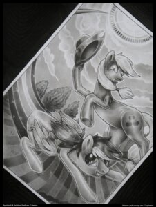 Rating: Safe Score: 0 Tags: applejack_(mlp) clothing cowboy_hat cutie_mark duo e621 earth_pony english_text equid equine feathered_wings feathers female feral friendship_is_magic hasbro hat headgear headwear hi_res horse lupinator mammal monochrome my_little_pony mythological_creature mythological_equine mythology pegasus pony quadruped rainbow_dash_(mlp) sonic_rainboom tail text wings User: bunchy7s