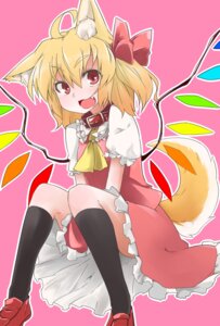 Rating: Safe Score: 0 Tags: accessory ahoge animal_humanoid black_clothing black_legwear blonde_hair bottomwear bow_(feature) bow_accessory bow_ribbon clothing collar e621 fangs female flandre_scarlet gen_ariyoshi hair hair_accessory hair_bow hair_ribbon humanoid legwear looking_at_viewer open_mouth pink_background ponytail red_eyes ribbons short_hair side_ponytail simple_background sitting skirt solo tail teeth touhou vampire User: bunchy7s Rating: Safe Score: 0 Tags: accessory ahoge animal_humanoid black_clothing black_legwear blonde_hair bottomwear bow_(feature) bow_accessory bow_ribbon clothing collar e621 fangs female flandre_scarlet gen_ariyoshi hair hair_accessory hair_bow hair_ribbon humanoid legwear looking_at_viewer open_mouth pink_background ponytail red_eyes ribbons short_hair side_ponytail simple_background sitting skirt solo tail teeth touhou vampire User: bunchy7s