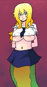 Rating: Explicit Score: 0 Tags: apode breasts clothed clothing draconcopode e621 female humanoid lamia legless lez_(cheezyweapon) midriff momorodent navel navel_piercing navel_ring piercing reptile ring_piercing scalie school_uniform serpentine skimpy snake solo split_form under_boob uniform User: bunchy7s