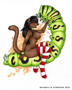 Rating: Explicit Score: 0 Tags: ambiguous_gender anthro anthro_on_feral arthropod banrai bestiality bodily_fluids breasts caterpillar clothing cum drippy duo e621 euplerid female feral footwear fossa genital_fluids insect interspecies korrok larva legwear mammal nipples sex socks tail User: bunchy7s