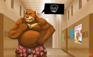 Rating: Questionable Score: 0 Tags: 2013 angry anthro bear belly biceps big_muscles black_bear blush bone boxers_(clothing) brown_body brown_fur clothed clothing cuson e621 embarrassed fur juuichi_mikazuki male mammal moon_bear morenatsu musclegut muscular muscular_anthro muscular_male nipples pecs skull slightly_chubby solo swimming_trunks swimwear topless underwear ursine User: bunchy7s