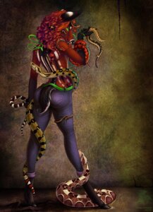 Rating: Safe Score: 0 Tags: 2010 anthro bottomwear butt clothed clothing curls deer denim denim_bottomwear denim_clothing e621 female feral green_eyes group hair hooves jeans looking_at_viewer looking_back mammal new_world_deer pants red_hair reptile scales scalie shaddie shadowwolf snake spots stripes topless white-tailed_deer User: bunchy7s