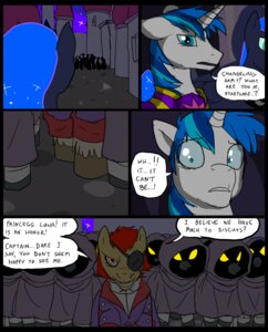 Rating: Safe Score: 0 Tags: 2013 arthropod blue_body blue_feathers blue_hair brown_body brown_fur buckshot_(metal) changeling_(mlp) cloak clothed clothing comic dialogue digital_media_(artwork) e621 english_text equid equine eye_patch eyewear fan_character feathered_wings feathers female feral friendship_is_magic fur group guard hair hasbro horn male mammal mane metal_(artist) multicolored_hair my_little_pony mythological_creature mythological_equine mythology princess_luna_(mlp) red_hair shining_armor_(mlp) speech_bubble text two_tone_hair unicorn white_body white_fur winged_unicorn wings User: bunchy7s