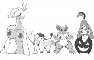 Rating: Explicit Score: 0 Tags: anthro bantar2 big_breasts big_butt blush bovid bovine breast_grab breasts butt dragon e621 female gastropod generation_1_pokemon generation_2_pokemon generation_6_pokemon genitals ghost goodra gourgeist group hand_on_breast huge_breasts mammal miltank mollusk monochrome mythological_creature mythological_scalie mythology nidoqueen nintendo nipples pokemon pokemon_(species) presenting presenting_hindquarters scalie slightly_chubby spirit tail thick_tail tongue tongue_out vulva User: bunchy7s