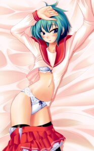 Rating: Questionable Score: 0 Tags: bed black_legwear black_thighhighs blush bow bow_bra bow_panties bra female lace lingerie lucky_star midriff minami_iwasaki nksk open_clothes open_shirt panties rule34 ryouou_school_uniform serafuku shirt skirt skirt_pull thighhighs thighs underwear undressing white_panties User: bunchy7s