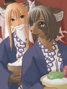 Rating: Safe Score: 0 Tags: 3:4 anthro blue_eyes brown_eyes brown_hair canid canine clothed clothing duo e621 eye_contact female fox fur hair inner_ear_fluff japanese kodama_(yosuke) looking_at_another mammal nasuno_(yosuke) raccoon_dog short_hair smile tanuki tuft yosukemo User: bunchy7s Rating: Safe Score: 0 Tags: 3:4 anthro blue_eyes brown_eyes brown_hair canid canine clothed clothing duo e621 eye_contact female fox fur hair inner_ear_fluff japanese kodama_(yosuke) looking_at_another mammal nasuno_(yosuke) raccoon_dog short_hair smile tanuki tuft yosukemo User: bunchy7s