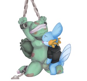 Rating: Explicit Score: 0 Tags: 2014 ambiguous_gender anthro anthrofied balls barefoot bdsm blush bodily_fluids bondage bottomless bound bulbasaur chain clothed clothing drooling duo e621 erection feet generation_1_pokemon generation_3_pokemon genitals happy hoodie larger_male licking luke_the_mudkip male moonlight-kat mudkip nintendo nude partially_clothed penis pokemon pokemon_(species) pokemorph saliva semi-anthro sitting size_difference smaller_ambiguous smile sweater tongue tongue_out topwear User: bunchy7s