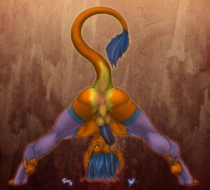 Rating: Explicit Score: 0 Tags: 2011 abstract_background anus arm_warmers armwear ass_up backsack balls blue_hair bodily_fluids butt claws clothing dripping e621 erection fur genital_fluids genitals gloves green_sclera hair handwear horn humanoid_genitalia humanoid_penis leg_warmers legwear long_ears looking_at_viewer looking_back looking_through looking_through_legs male muscular muscular_male nipples nude orange_body orange_skin penis perineum plantigrade precum presenting presenting_hindquarters raised_tail scalie simple_background solo spread_legs spreading stockings stretching tail tiptoes tuft tyelle_niko upside_down wings wuffamute yellow_eyes User: bunchy7s