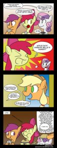 Rating: Safe Score: 0 Tags: amber_eyes apple_bloom_(mlp) apple_pie applejack_(mlp) blonde_hair braindps caption_box clothing comic controller cowboy_hat crossover cutie_mark_crusaders_(mlp) dessert dialogue e621 earth_pony english_text equid equine exclamation_point female feral food food_on_head friendship_is_magic game_controller gaming green_eyes group hair hasbro hat headgear headwear hi_res holding_controller holding_game_controller holding_object horn horse linked_speech_bubble mammal multicolored_hair multiplayer my_little_pony mythological_creature mythological_equine mythology name_drop name_in_dialogue object_on_head pastry pie playing_video_game pony purple_eyes scootaloo_(mlp) sibling_(lore) sister_(lore) sisters_(lore) speech_bubble stuttering sweetie_belle_(mlp) text text_box time_card true_story two_tone_hair unicorn url young young_feral User: bunchy7s