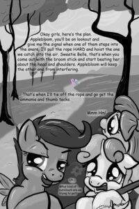 Rating: Questionable Score: 0 Tags: 2011 2:3 apple_bloom_(mlp) cutie_mark_crusaders_(mlp) diamond_tiara_(mlp) e621 earth_pony english_text equid equine feathered_wings feathers female feral friendship_is_magic gavalanche greyscale group hasbro hi_res horn horse mammal monochrome my_little_pony mythological_creature mythological_equine mythology overreaction pegasus plant plotting pony scootaloo_(mlp) shrub silver_spoon_(mlp) stick sweetie_belle_(mlp) text tree unicorn wings wood young young_feral User: bunchy7s