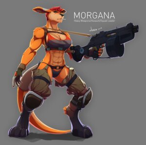 Rating: Safe Score: 0 Tags: 2013 4_toes abs accessory anthro biceps big_feet biped black_nose breasts cigarette clothing e621 ear_piercing feet female footwear fur garter gloves green_eyes grey_background gun hair handwear holding_gun holding_object holding_ranged_weapon holding_weapon kangaroo looking_at_viewer macropod mammal marsupial morgana_(stoopix) muscular muscular_anthro muscular_female navel orange_body orange_fur panties paws piercing pose ranged_weapon red_hair scar shoes short_hair shotgun simple_background solo standing stoopix tail toes underwear weapon User: bunchy7s