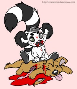 Rating: Questionable Score: 0 Tags: anthro blood bodily_fluids death disembowelment duo e621 female glamfur gore grey_sclera guts heterochromia intestines lemur mammal no_pupils notched_ear organs primate ring-tailed_lemur strepsirrhine tail tongue x_eyes zeriara zeriara_(character) User: bunchy7s