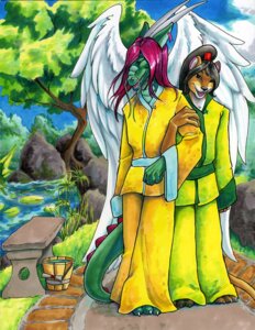 Rating: Safe Score: 0 Tags: akiyu anthro asian asian_mythology ayame_emaya barbel_(anatomy) dragon duo e621 east_asian_mythology eastern_dragon feathered_wings feathers flesh_whiskers green_body hair happy long_ears long_hair looking_at_viewer love male male/male mythological_creature mythological_scalie mythology romantic romantic_couple ryuki scalie smile tail wings zakkie_starres User: bunchy7s