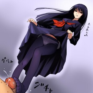 Rating: Explicit Score: 0 Tags: blue_legwear clothing cum domination ejaculation feet female femdom footjob footjob_with_legwear hagoromo_gitsune legs long_hair looking_down male mosha nurarihyon_no_mago panties panties_under_pantyhose pantyhose penis pov ribbon rule34 school_uniform serafuku skirt skirt_lift small_penis standing standing_footjob translation_request uncensored underwear white_panties User: bunchy7s