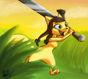 Rating: Safe Score: 0 Tags: anthro catscratch domestic_cat e621 felid feline felis female holding_melee_weapon holding_object holding_sword holding_weapon katilda keatonnoir mammal melee_weapon nickelodeon pawpads paws running smile solo sword uhoh weapon User: bunchy7s