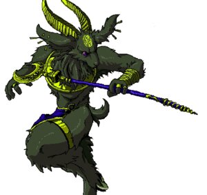 Rating: Safe Score: 0 Tags: aliasing anthro bottomwear bovid caprine clothing dark_body dark_fur digital_media_(artwork) e621 fur goat hiro-pon hooves horn loincloth low_res male mammal melee_weapon piercing polearm purple_eyes ring simple_background solo staff weapon white_background User: bunchy7s